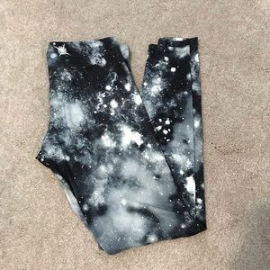 See You Monday Black & White Celestial Legging